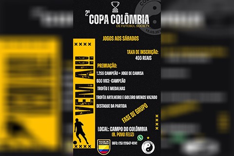 Vem aí a 2ª Copa Colômbia de Futebol Society 2025: emoção, prêmios e futebol raiz em Tietê! ⚽🔥