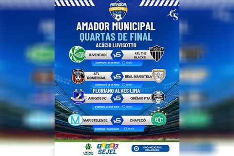 Campeonato Amador Municipal 2025 chega às Quartas com clássicos e emoção garantida em Laranjal Paulista! ⚽🔥
