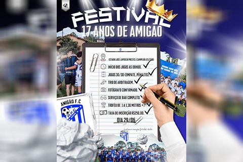 Amigão FC se prepara para grande festival em comemoração aos seus 17 anos