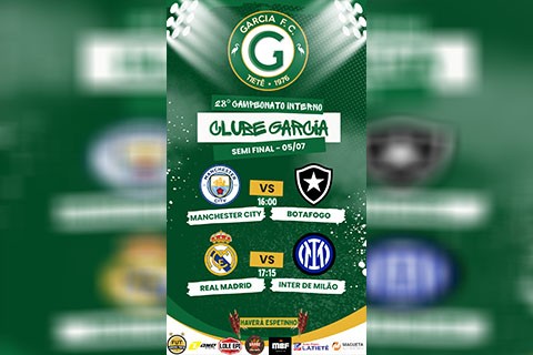 Semifinais pegam fogo no 28º Campeonato Interno do Clube Garcia!