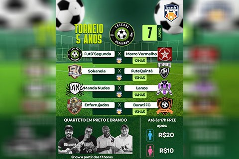 🎉⚽ TORNEIO 5 ANOS FUTD'SEGUNDA — FUT, PAGODE E AMIZADE! 🍻🎶