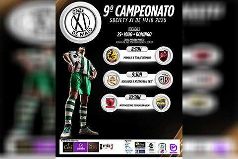9ª Edição do Maior Campeonato de Futebol Society da Região chega ao mata-mata com show de público e grandes confrontos em Tietê! ⚽🏆